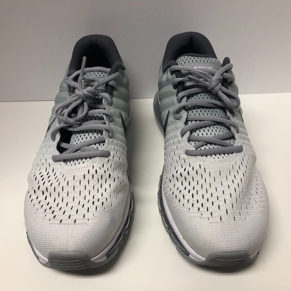 Nike Air Max 2017 Silver Reflective Wolf Gray Running 849559-101 Mens Size 10